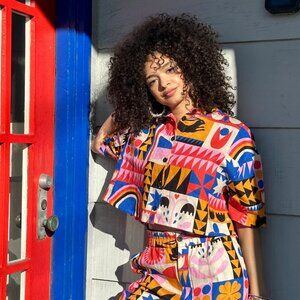 Olivia Linen Top- Congdon